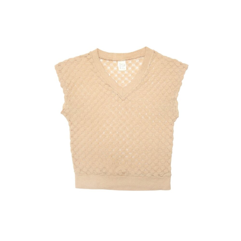 Sundazed (Italy) 70s, Lace Knit, Mock Crochet, Resort